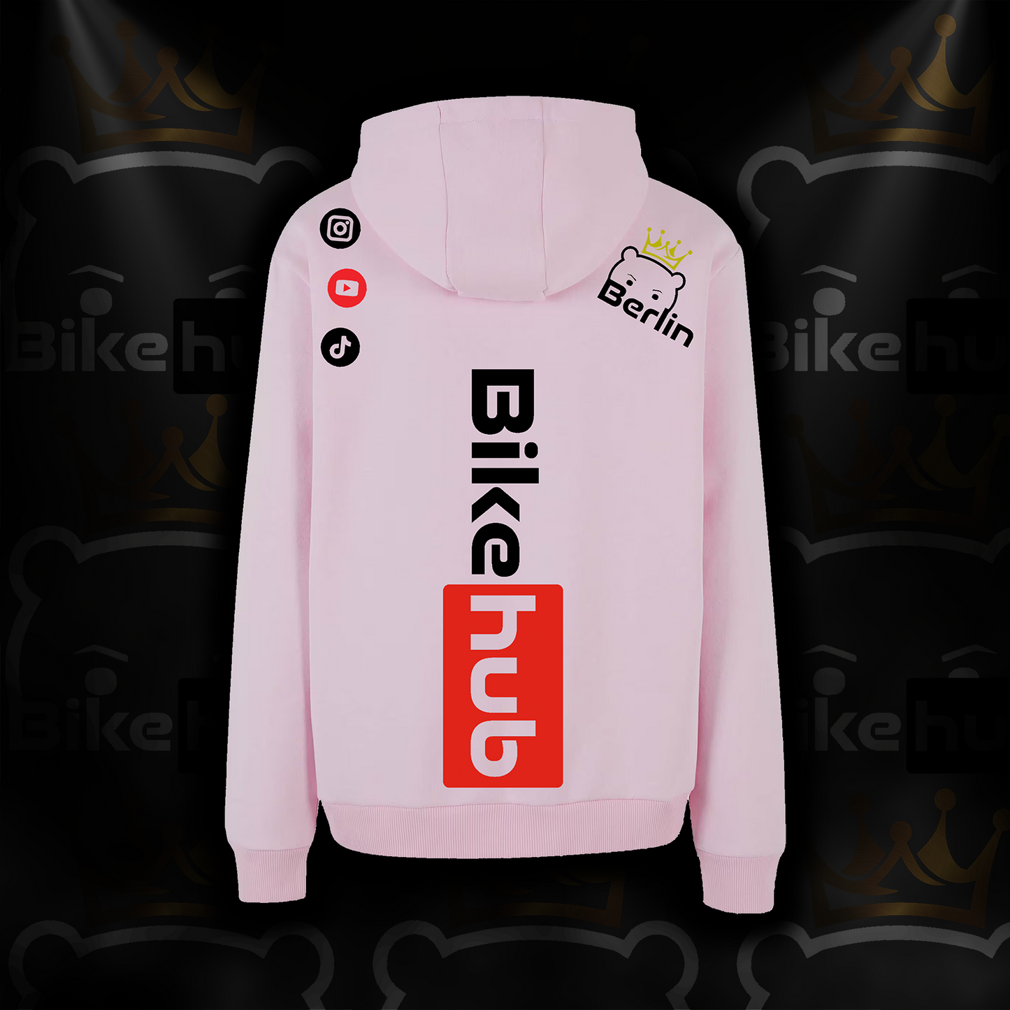 Bikehub Hoodie V1 Pink